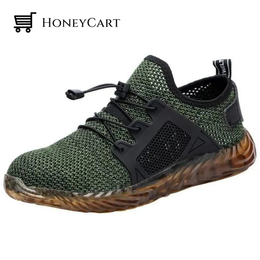 Safety Work Sneakers Non Slip Anti-Smashing Anti-Puncture Lightweight Outdoor Shoes Ltt-Shoes