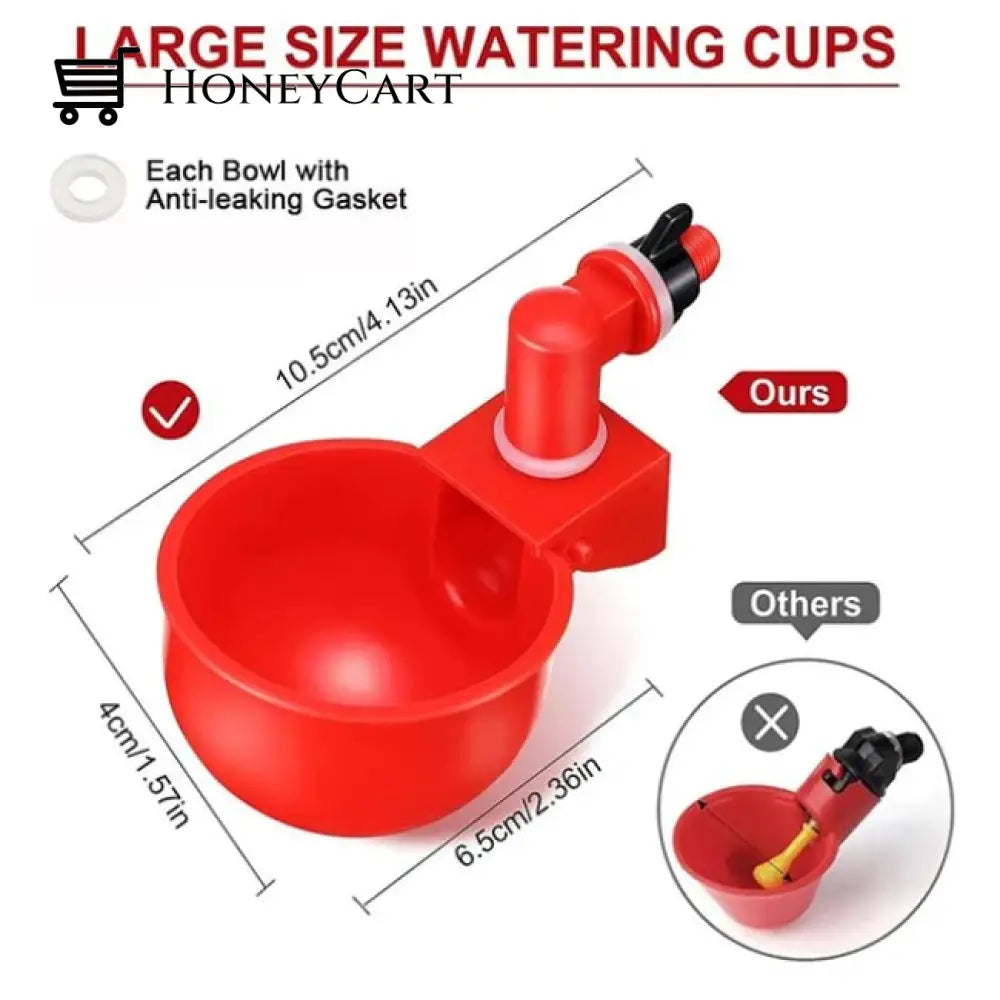 Sale 80% Off Automatic Chicken Water Cup Waterer Kit For Poultry