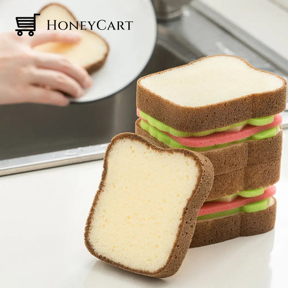 Sandwich Dish Washing Sponges Cloth