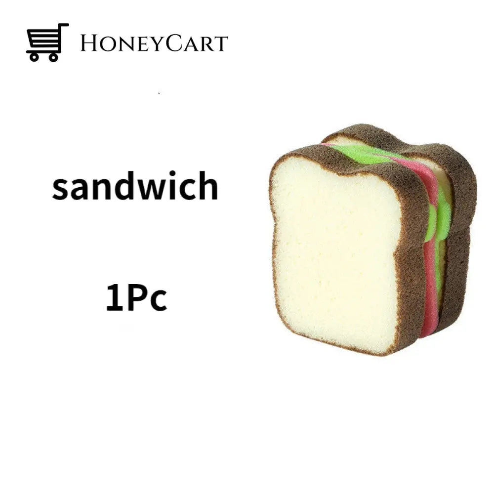 Sandwich Dish Washing Sponges Cloth