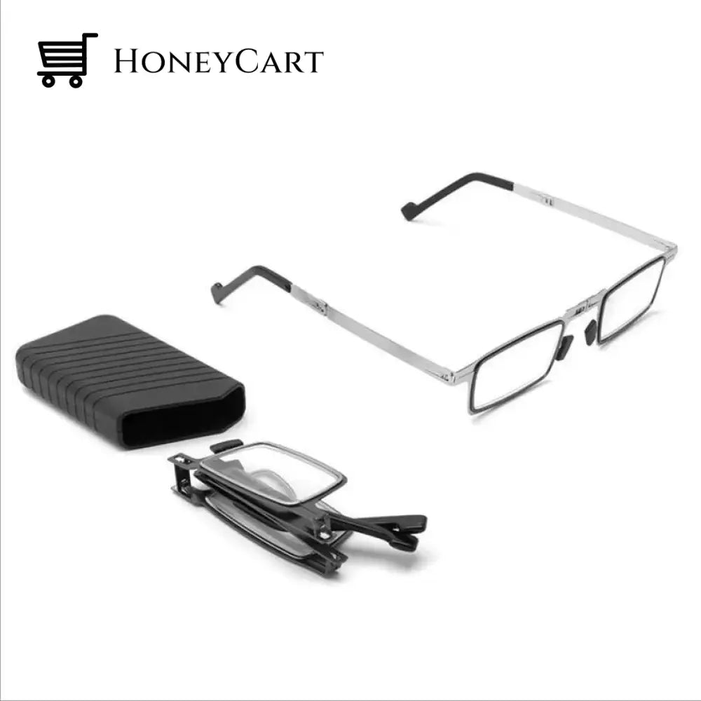 Screwless Ultra Light Titanium Folding Glasses Tool