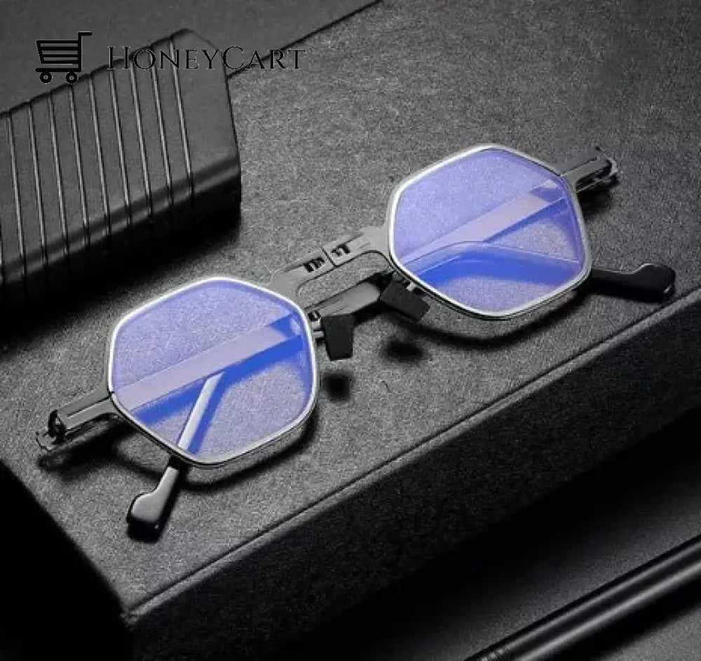 Screwless Ultra Light Titanium Folding Glasses Tool