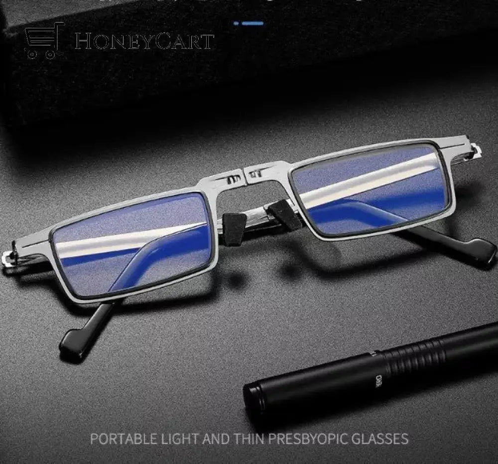 Screwless Ultra Light Titanium Folding Glasses Tool