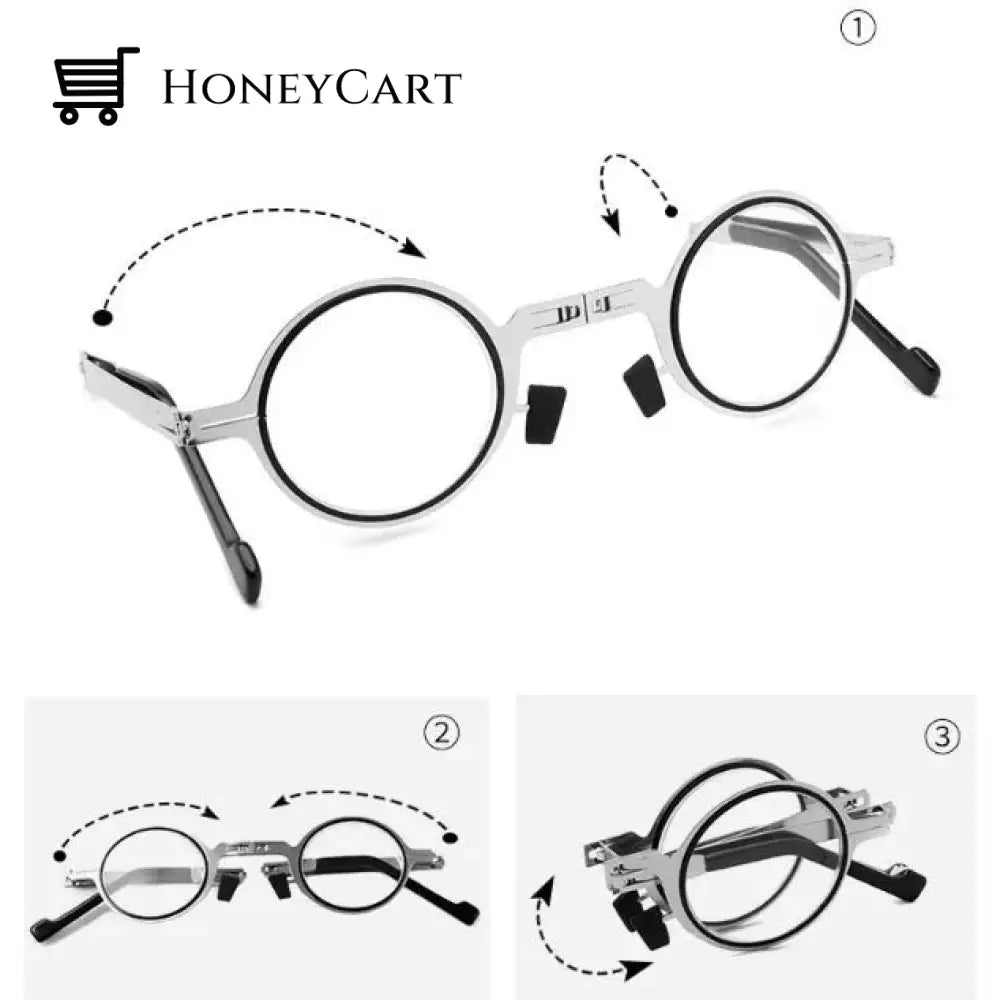 Screwless Ultra Light Titanium Folding Glasses Tool