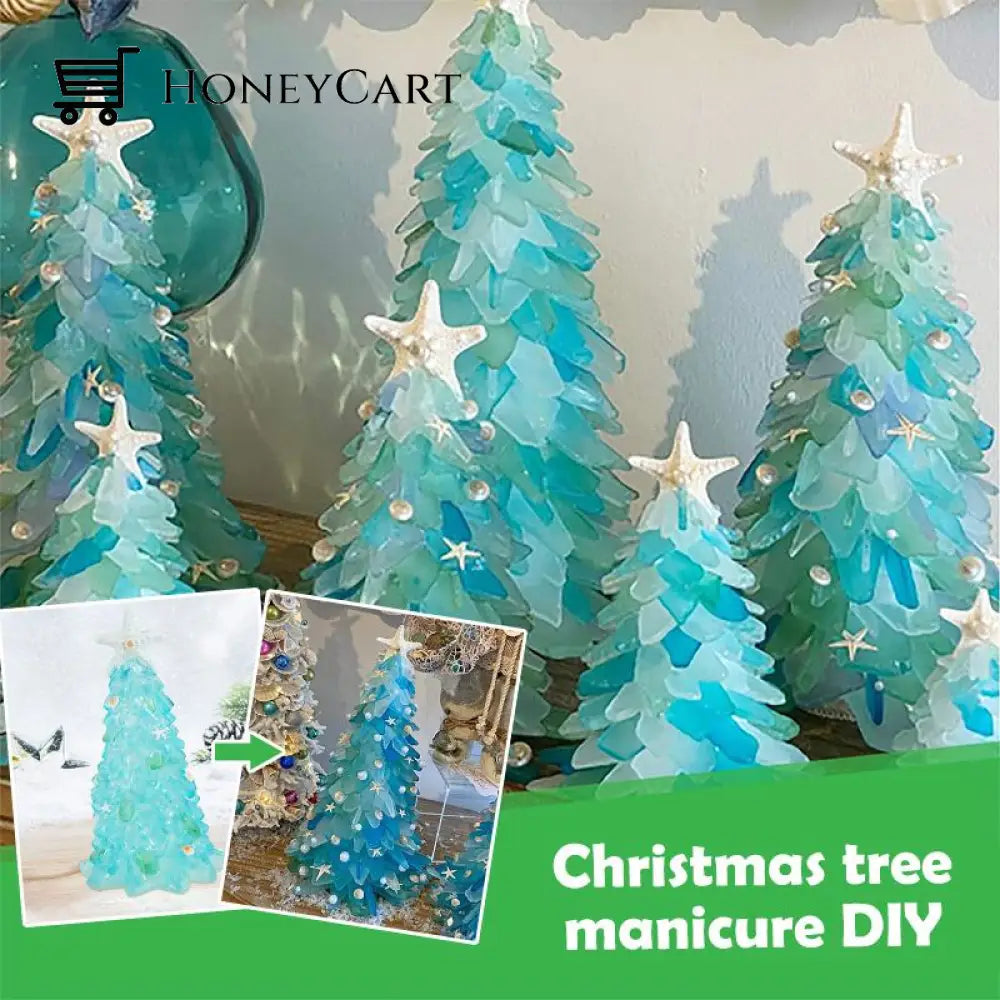 Sea Glass Christmas Tree