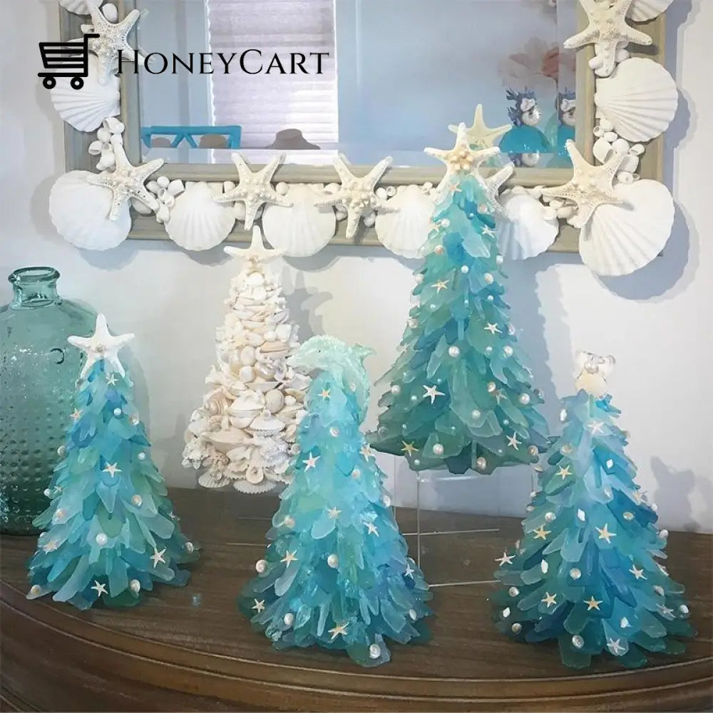 Sea Glass Christmas Tree