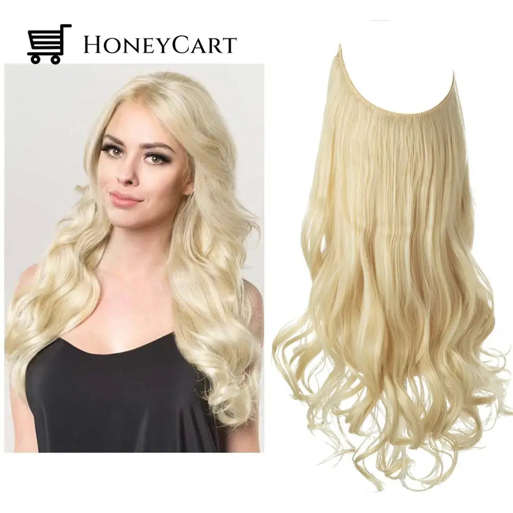 Secret Hair Invisible Halo Extensions Beach Blonde / 14 Inches | 70 Grams