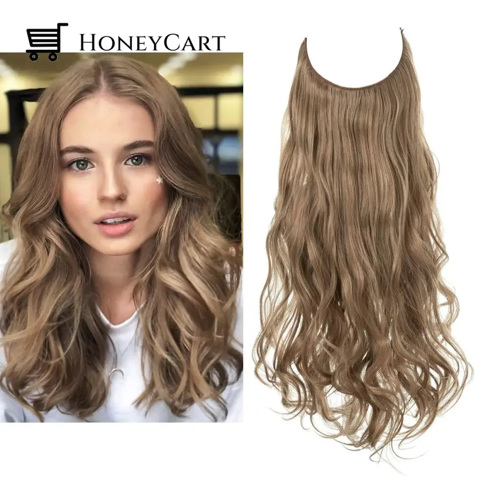 Secret Hair Invisible Halo Extensions Brown Blonde / 14 Inches | 70 Grams