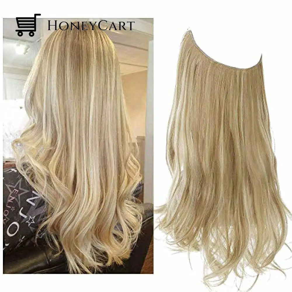 Secret Hair Invisible Halo Extensions Dirty Blonde / 14 Inches | 70 Grams