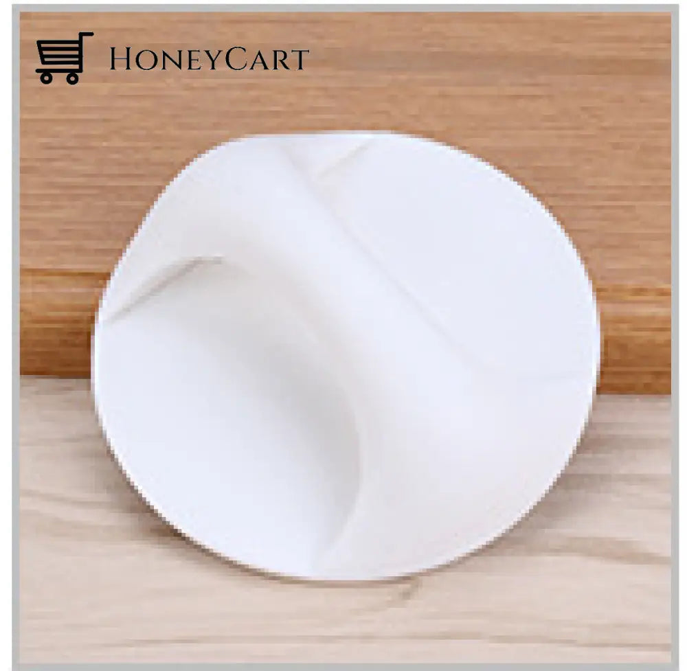 Self Adhesive Door Handle White Plastic