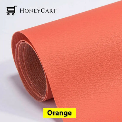 Self Adhesive Leather Refinisher Cuttable Sofa Repair Orange / 8*12In(20*30Cm) Tool
