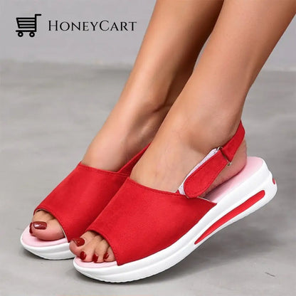 Serenestep Comfortable Suede Wedges Sandals For Women