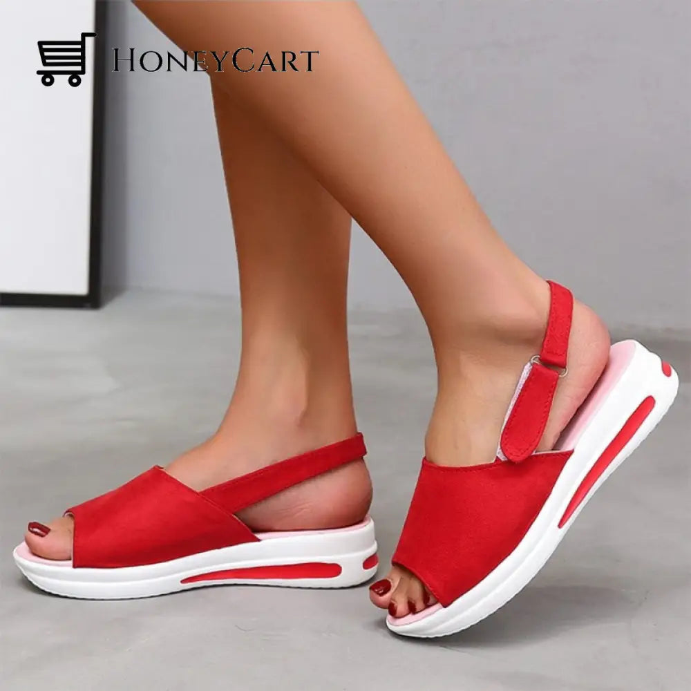 Serenestep Comfortable Suede Wedges Sandals For Women