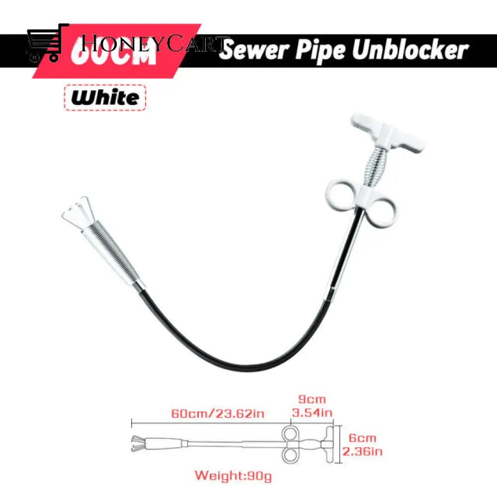 Sewer Pipe Unblocker White 60Cm