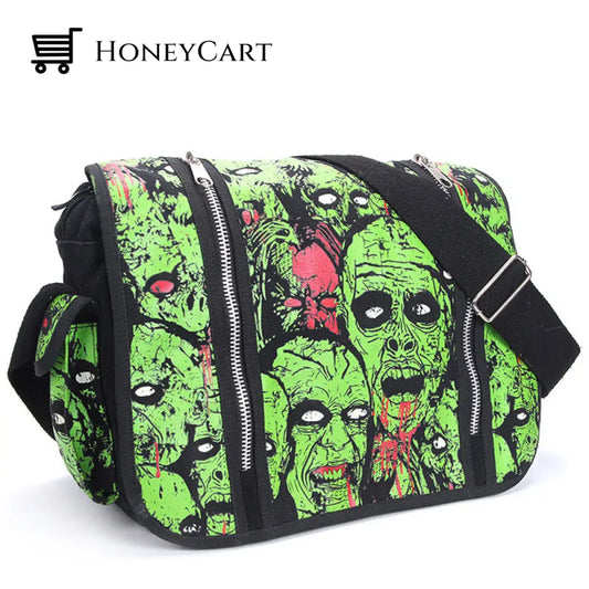 Shoulder Bag Waterproof With Zombie Patterns Bags