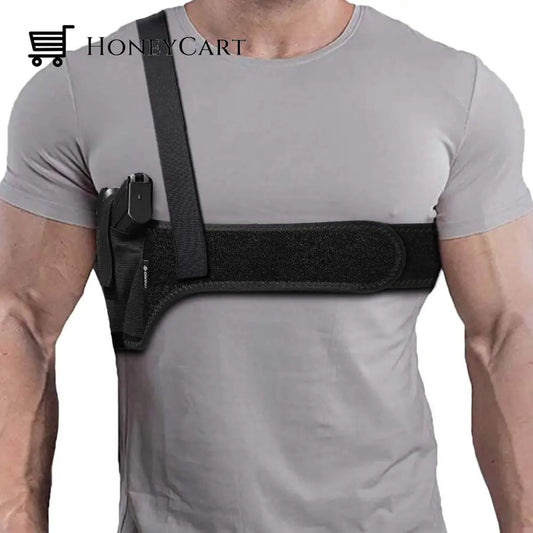 Shoulder Holster For Concealed Carry Left Hand Draw / Up To 45 Chest
