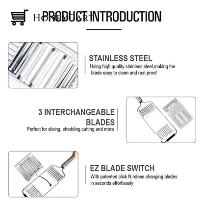 Shredder Cutter Stainless Steel Portable Manual