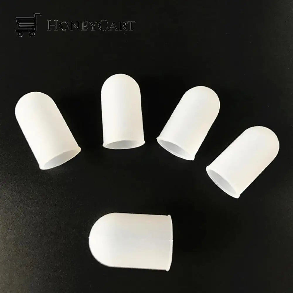 Silicone Fingers Cover Cap Fingertip Protector Insulation