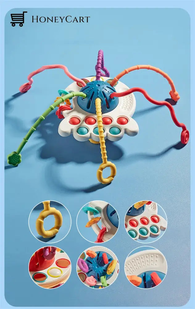 Silicone Octopus Teething Toy