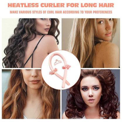 Silk Heatless Hair Curler with Clip