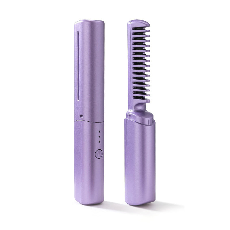 Mini GlamSet™️ Electric Comb / Mini Curler and Straightener 2 in 1