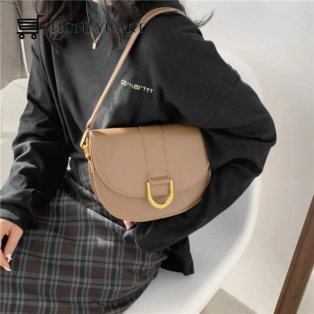 Small Saddle Underarm Shoulder Bag