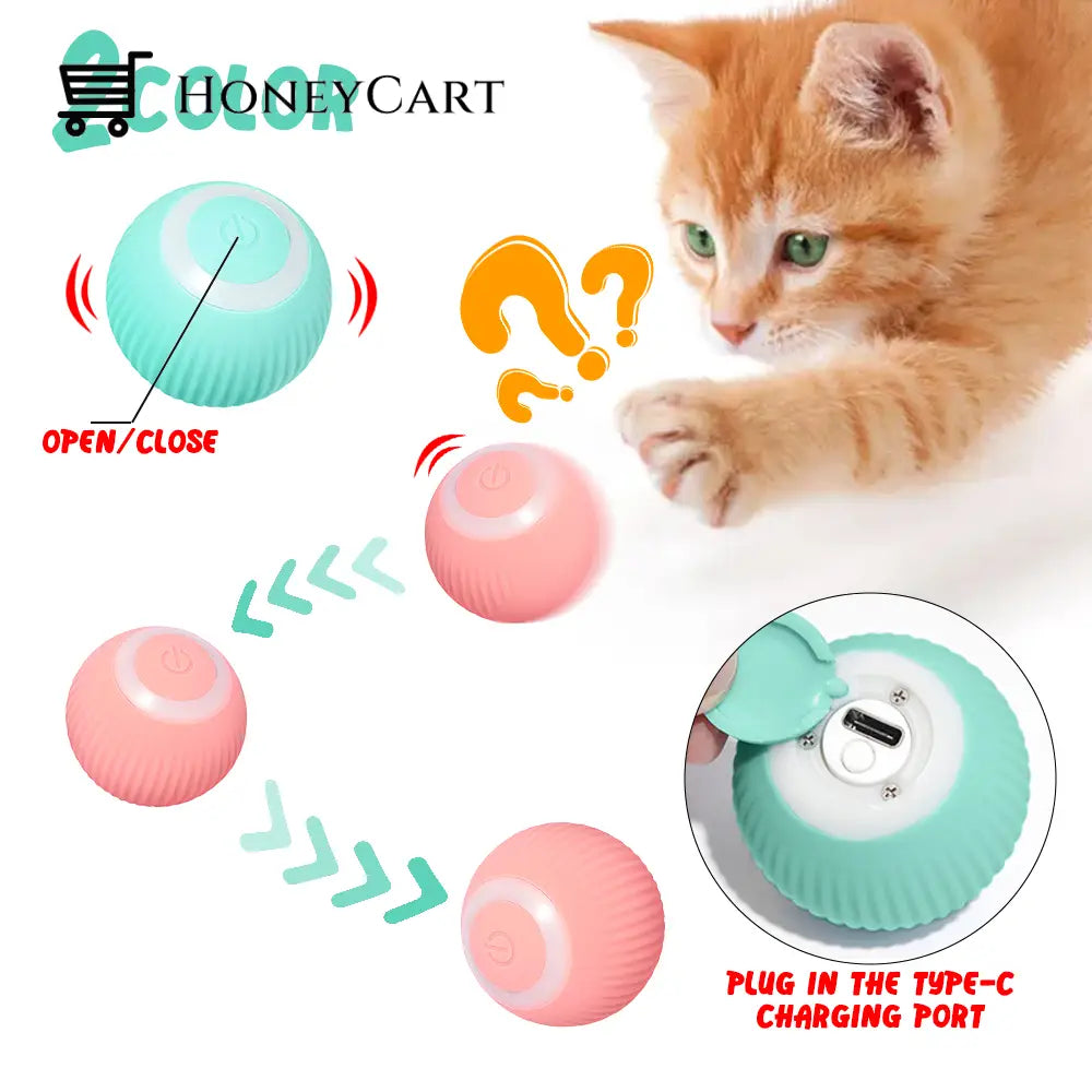 Smart Cat Toys Automatic Rolling Ball(Buy 2 Get Free Shipping)