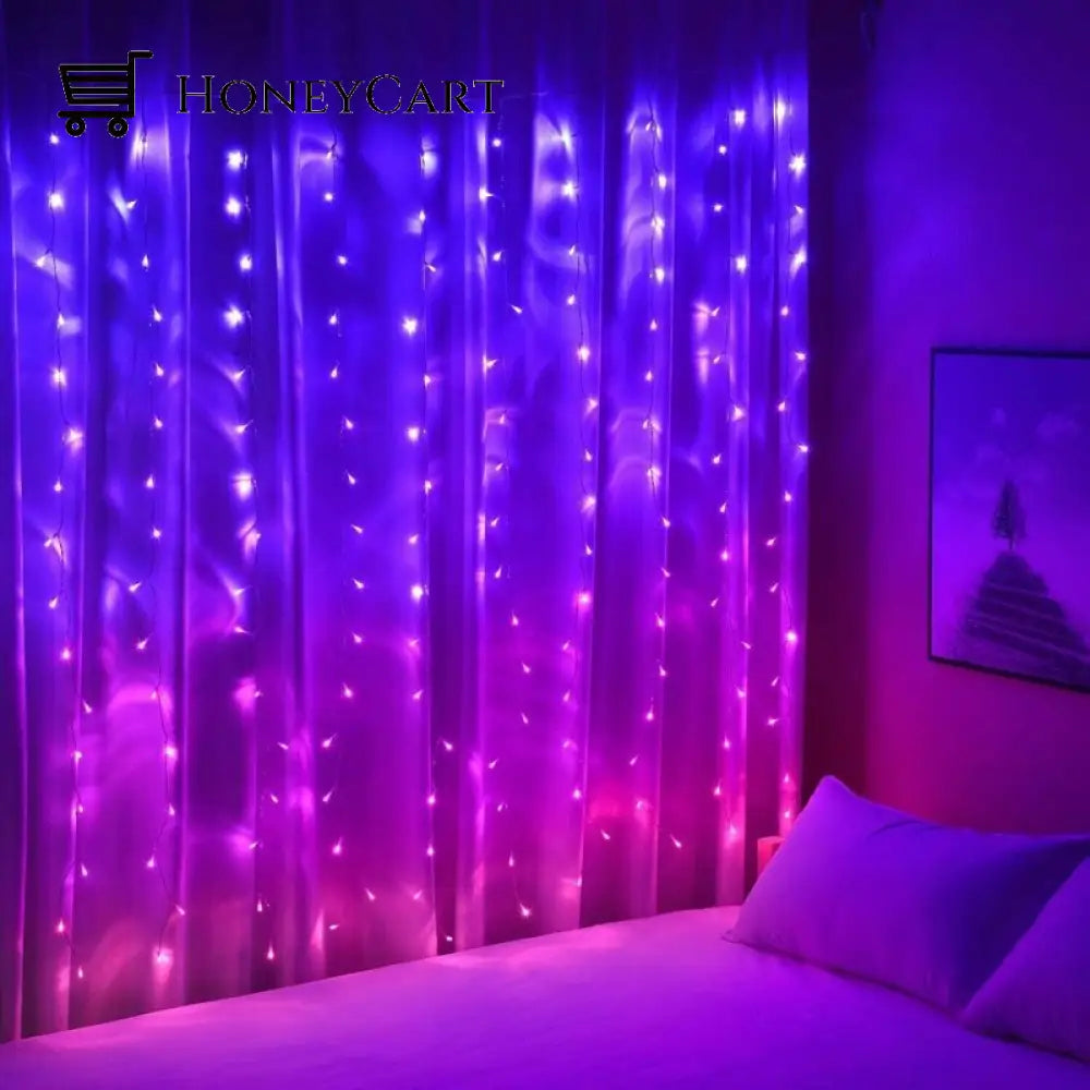 Smart Custom Led Decorative Rainbow Curtain Lights