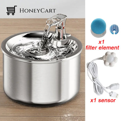 Smart Sensor Automatic Pet Fountain Filterx1 Sensorx1 Supplies