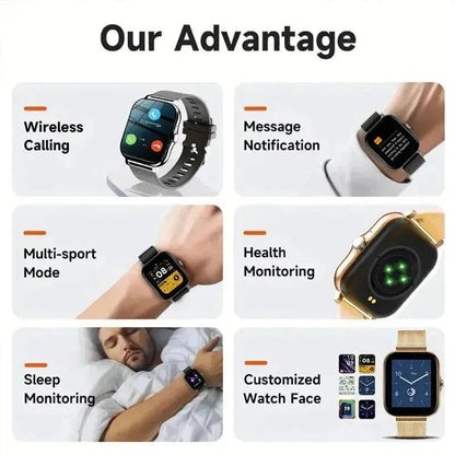 Smart Watch 144-inch Screen Full Touch Men And Women Bluetooth Calling