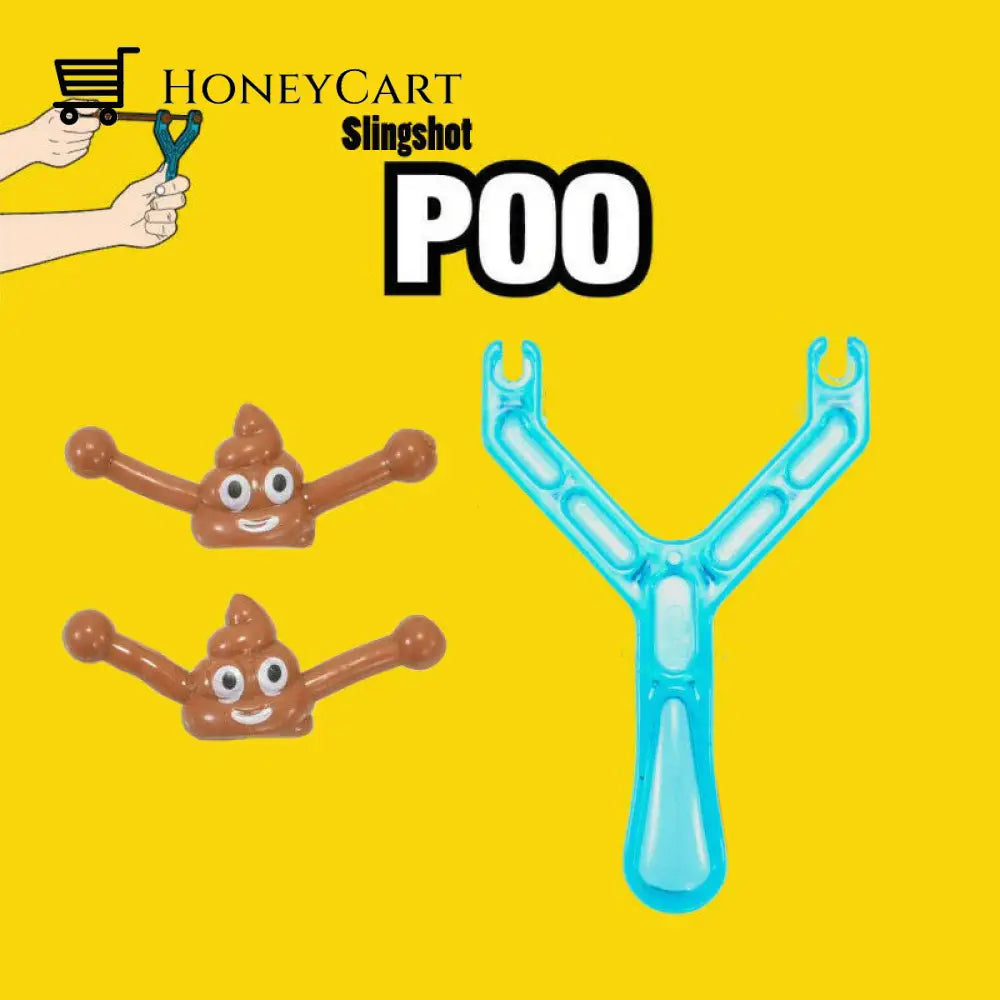 Smiley Poop Slingshot Toy Tool