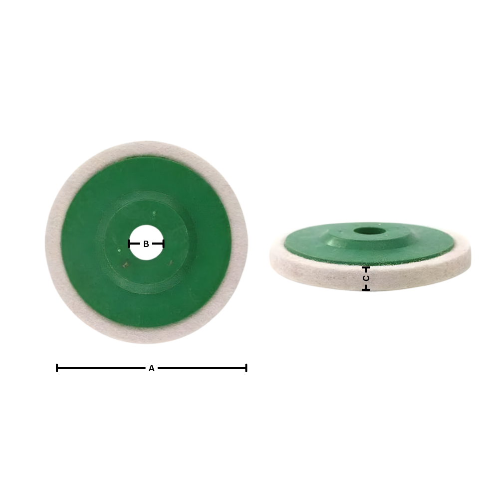 Smooth Flawless Shine Wool Polishing Wheel