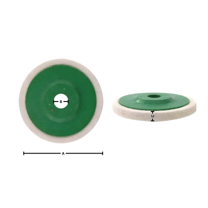 Smooth Flawless Shine Wool Polishing Wheel