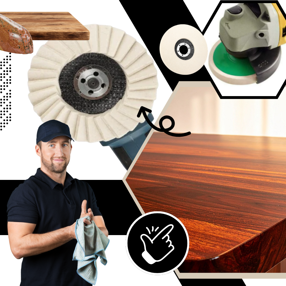 Smooth Flawless Shine Wool Polishing Wheel