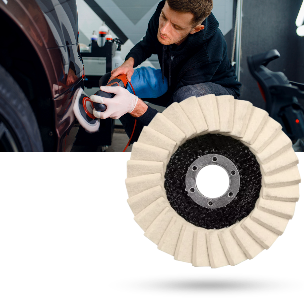 Smooth Flawless Shine Wool Polishing Wheel