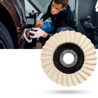 Smooth Flawless Shine Wool Polishing Wheel