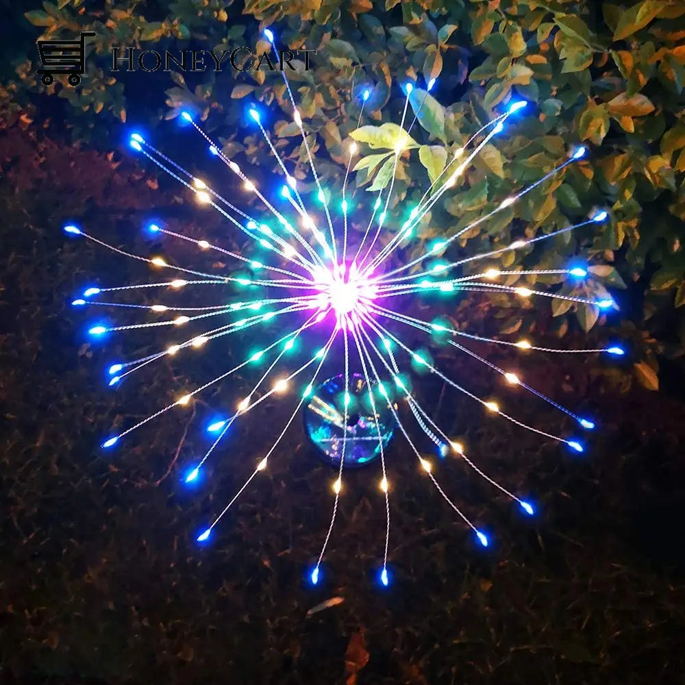 Solar Garden Firework Light Colorful / 90Pcs 2Mode