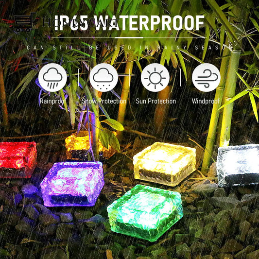 Solar Led Ice Cube Intelligent Light