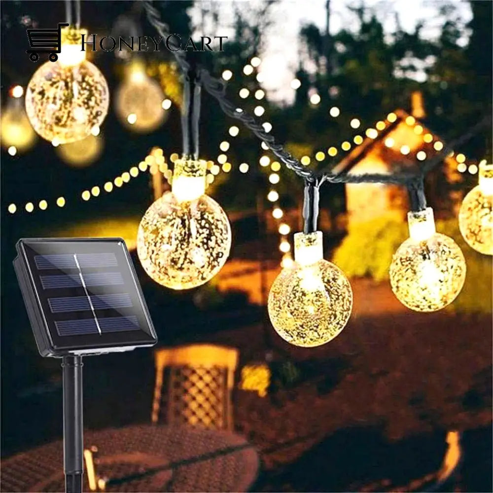 Solar Powered Led Outdoor String Lights