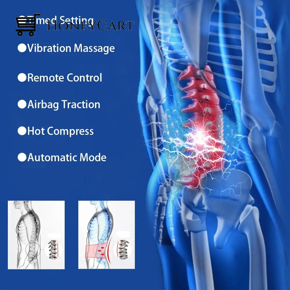 Spectrum Therapy Lumbar Massager - Intelligent Hot Compress & Dynamic Traction Health