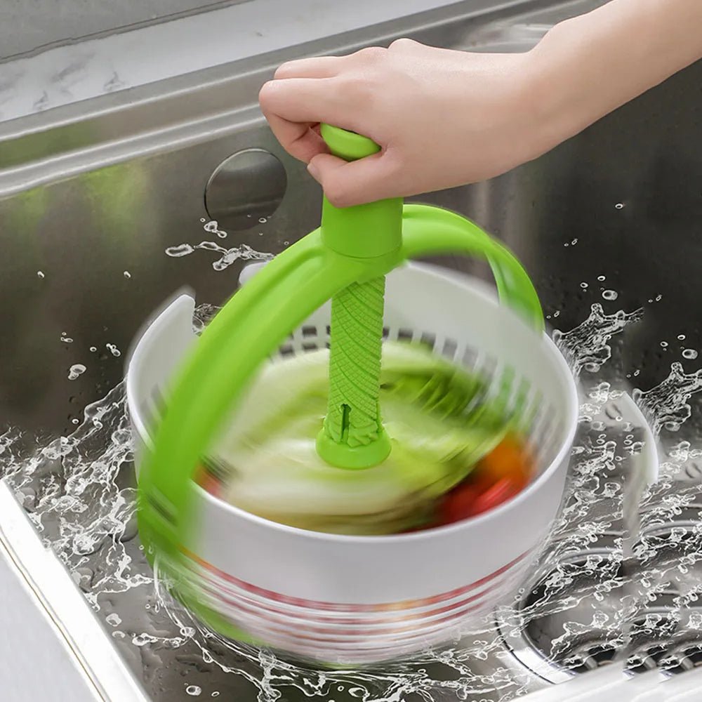 Spin & Drain Salad Bowl – Collapsible Salad Spinner