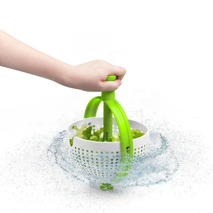 Spin & Drain Salad Bowl – Collapsible Salad Spinner