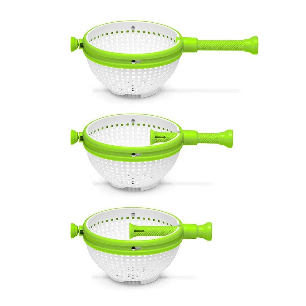 Spin & Drain Salad Bowl – Collapsible Salad Spinner