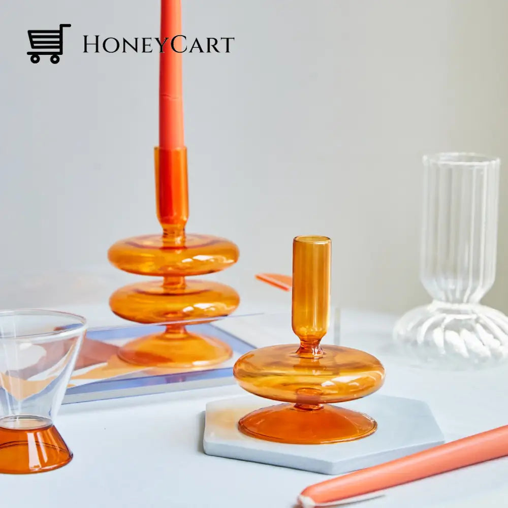 Spiral Geometric Candle Holders