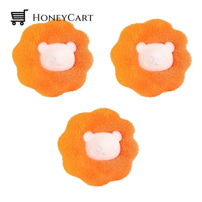 Sponge Laundry Ball Orange