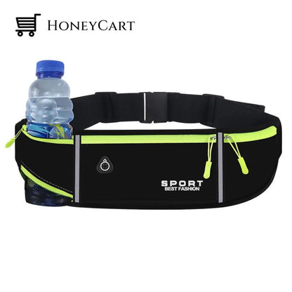 Sport Running Waist Bag Black