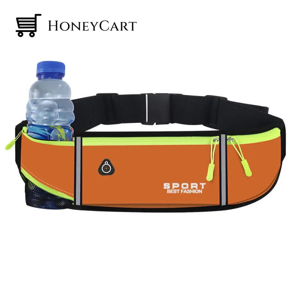 Sport Running Waist Bag Orange