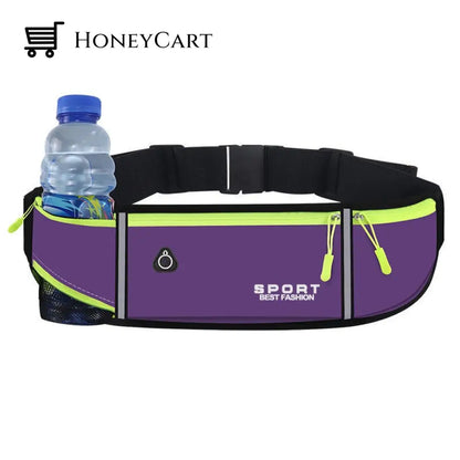 Sport Running Waist Bag Purple