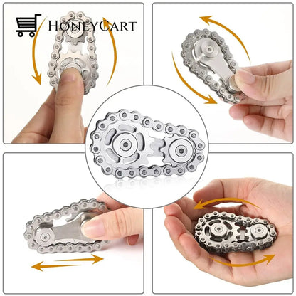 Sprockets Bicycle Chain Fidget Spinner Toys