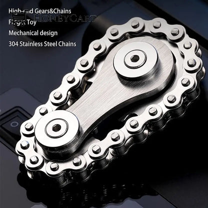 Sprockets Bicycle Chain Fidget Spinner Toys